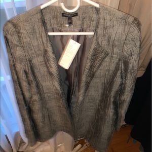 Eileen Fisher Mirage Crinkle Jaquard Jacket W/ Tag